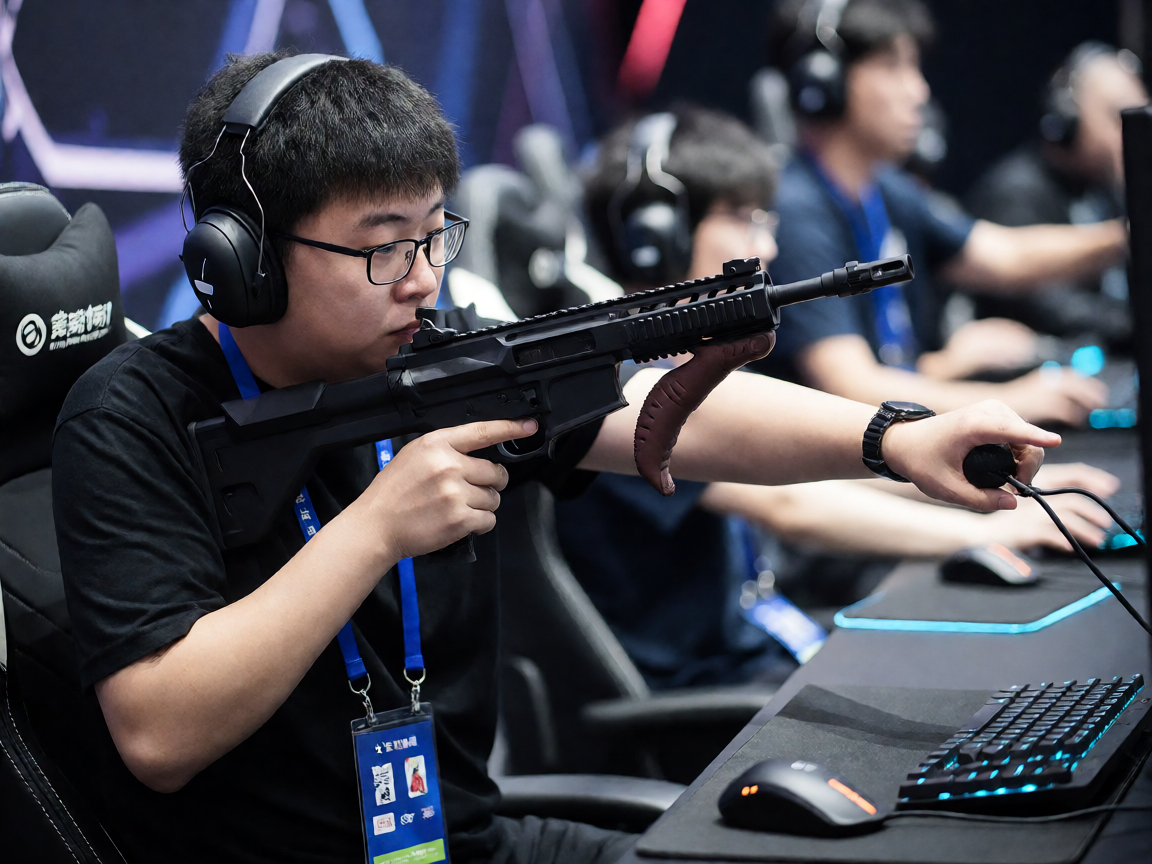 FPS射击类电竞游戏比赛画面