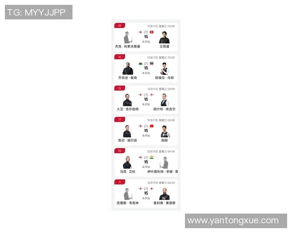 斯诺克苏格兰公开赛32强对阵揭晓:14名中国选手将演出4场同胞内战